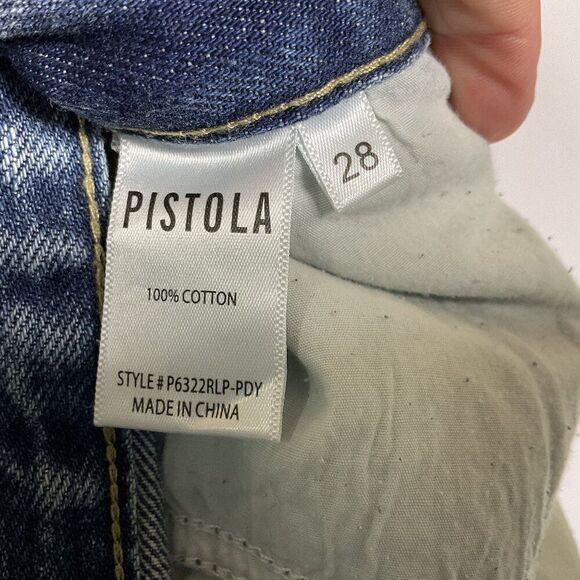 Pistola Cassie Super High Rise Straight Button-fly Jeans, size 28, NWOT - Picture 14 of 16